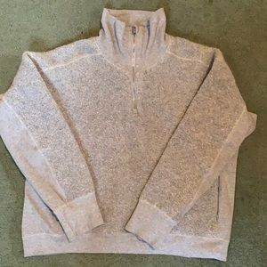 Lululemon Gray Half Zip Size 8